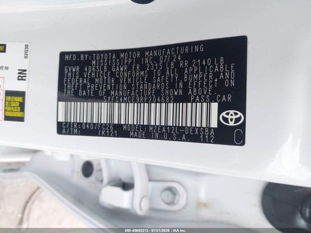 2024 TOYOTA COROLLA SE 9