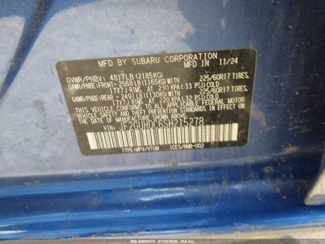 2025 SUBARU CROSSTREK PREMIUM 9