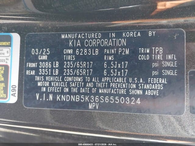 2025 KIA CARNIVAL MPV LXS 9