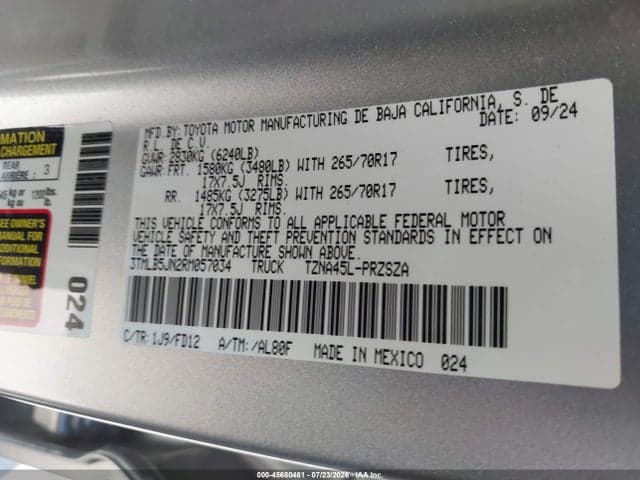 2024 TOYOTA TACOMA TRD OFF ROAD 9