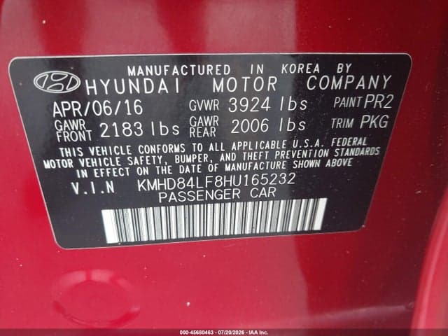 2017 HYUNDAI ELANTRA SE 10