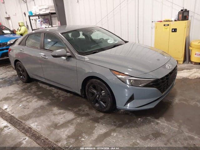2022 HYUNDAI ELANTRA HYBRID BLUE
