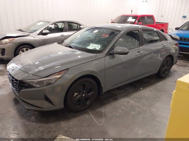 2022 HYUNDAI ELANTRA HYBRID BLUE 2