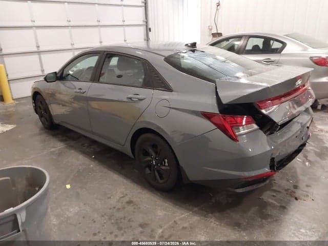 2022 HYUNDAI ELANTRA HYBRID BLUE 3