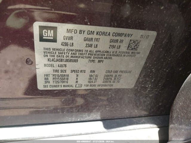 2018 BUICK ENCORE PREFERRED 9