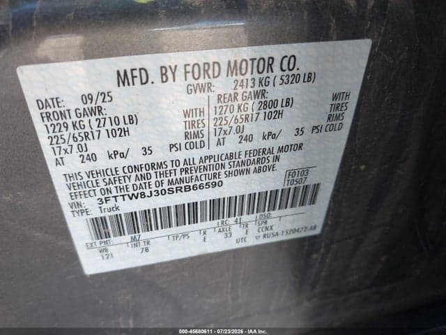 2025 FORD MAVERICK XLT 9