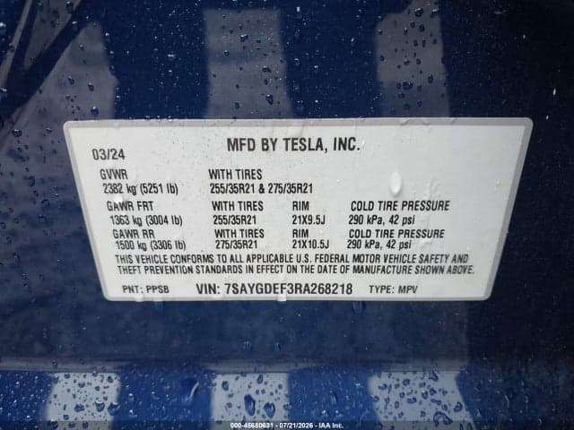 2024 TESLA MODEL Y PERFORMANCE DUAL MOTOR ALL-WHEEL DRIVE 9