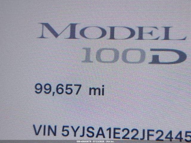 2018 TESLA MODEL S 100D/75D/P100D 16