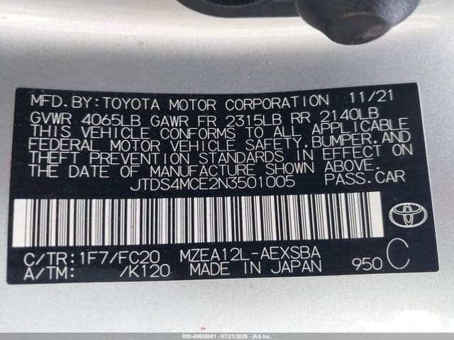 2022 TOYOTA COROLLA SE 9