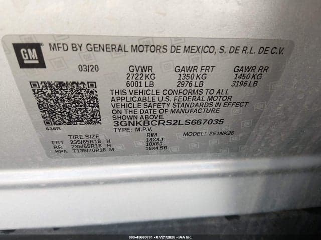 2020 CHEVROLET BLAZER FWD 2LT 9