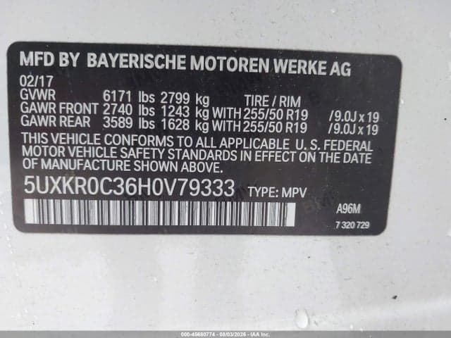 2017 BMW X5 XDRIVE35I 9