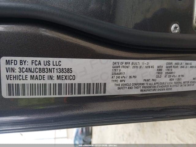 2022 JEEP COMPASS LATITUDE FWD 9