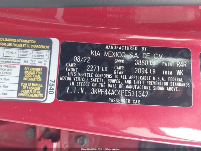 2023 KIA FORTE GT MANUAL 9