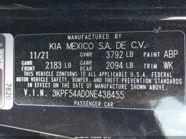 2022 KIA FORTE GT-LINE 9