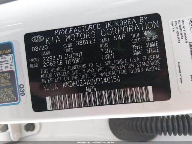 2021 KIA SELTOS S 9