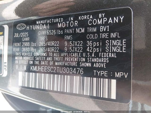 2026 GENESIS GV80 3.5T PRESTIGE AWD 9