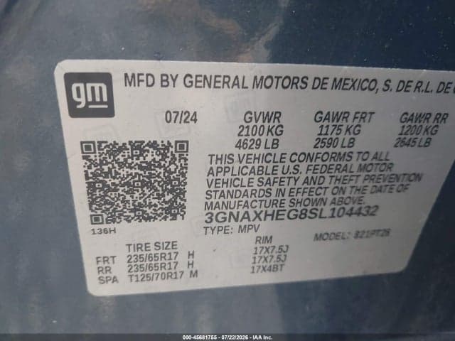 2025 CHEVROLET EQUINOX FWD LT 9