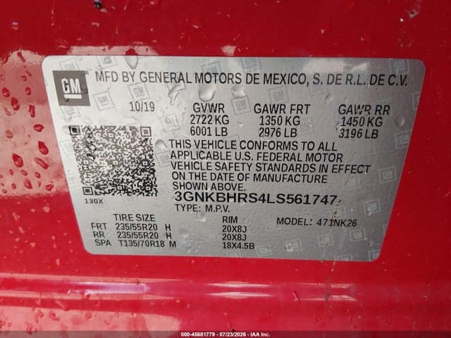2020 CHEVROLET BLAZER AWD 2LT 9