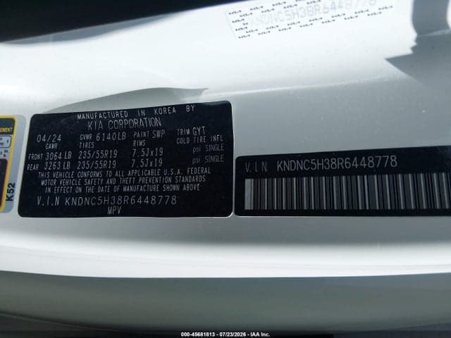 2024 KIA CARNIVAL MPV EX 9