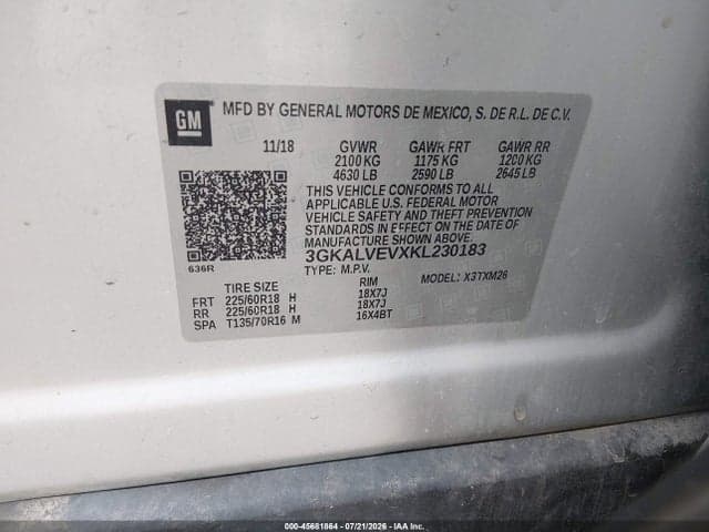 2019 GMC TERRAIN SLT 9