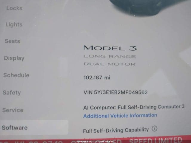 2021 TESLA MODEL 3 LONG RANGE DUAL MOTOR ALL-WHEEL DRIVE 7