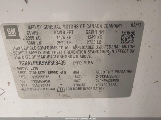2017 GMC TERRAIN SLT 9