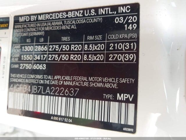 2020 MERCEDES-BENZ GLE 350 9