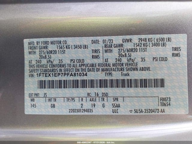 2023 FORD F-150 XL 9