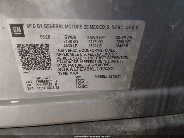 2019 GMC TERRAIN SLE 9