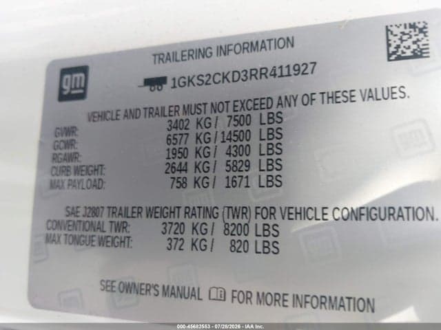2024 GMC YUKON 4WD AT4 9