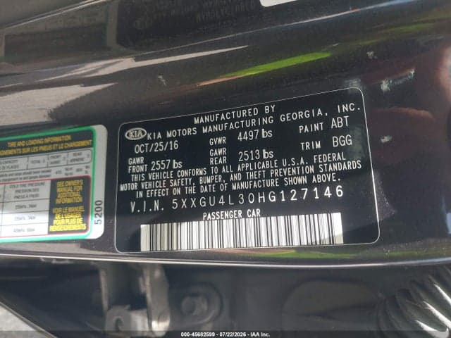 2017 KIA OPTIMA EX 9