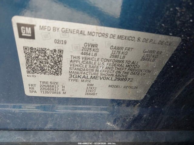 2019 GMC TERRAIN SLE 9