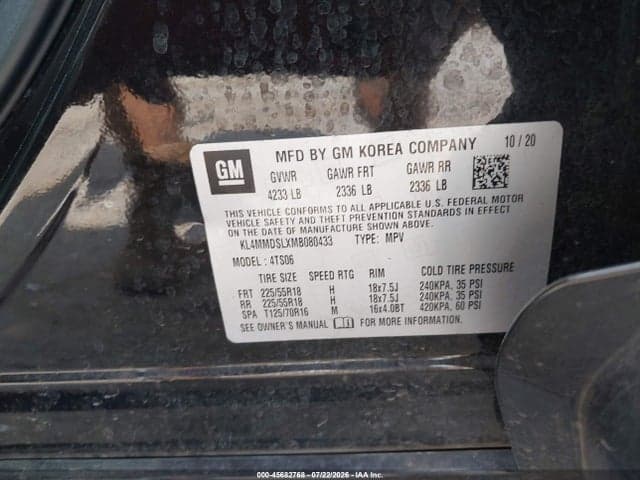 2021 BUICK ENCORE GX FWD SELECT 9