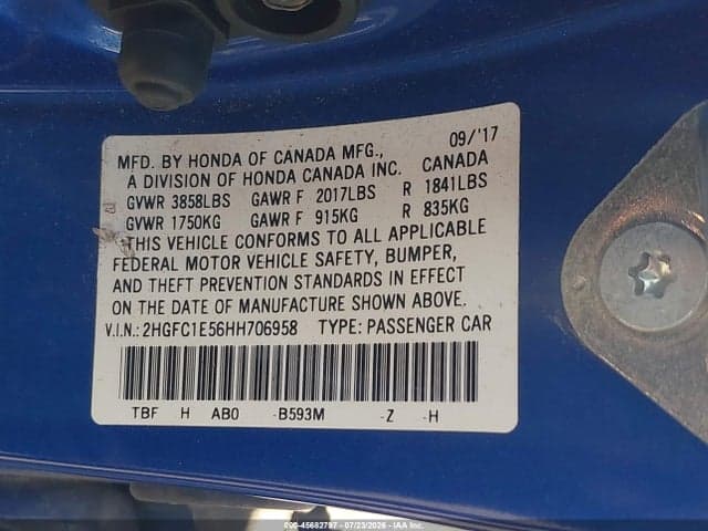 2017 HONDA CIVIC SI 9