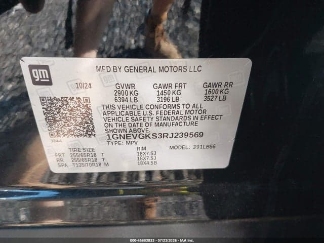 2024 CHEVROLET TRAVERSE AWD LT 9