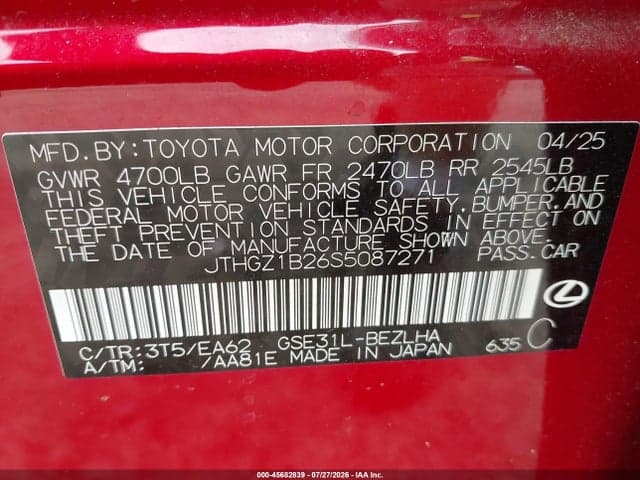 2025 LEXUS IS 350 F SPORT 9