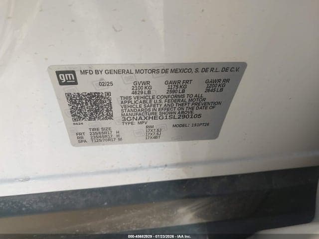 2025 CHEVROLET EQUINOX FWD LT 9