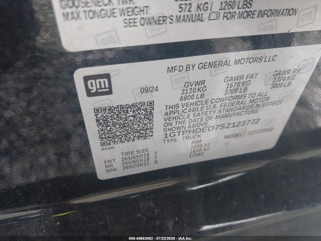 2025 GMC SIERRA 1500 2WD SHORT BOX SLT 9