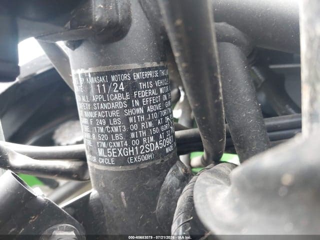 2025 KAWASAKI EX500 H 10