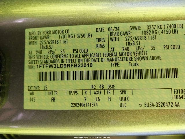 2024 FORD F-150 XLT 9