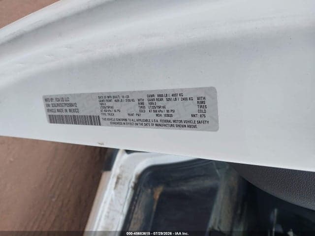 2023 RAM PROMASTER 2500 HIGH ROOF 159 WB 9