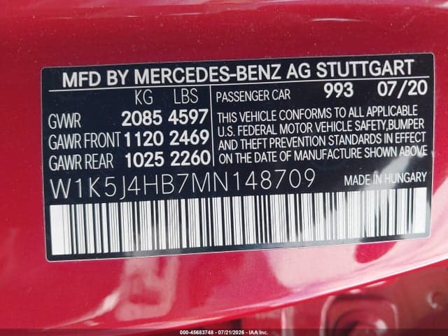 2021 MERCEDES-BENZ CLA 250 4MATIC 9
