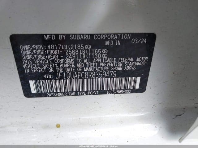 2024 SUBARU IMPREZA SPORT 5-DOOR 9