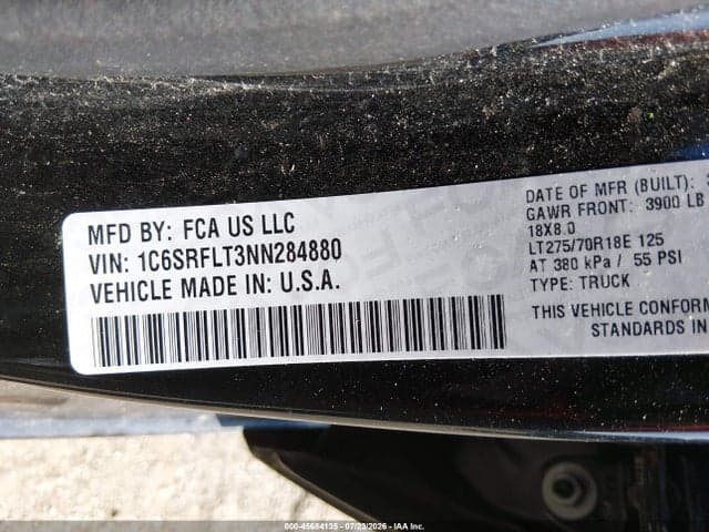 2022 RAM 1500 REBEL 4X4 5'7 BOX 9