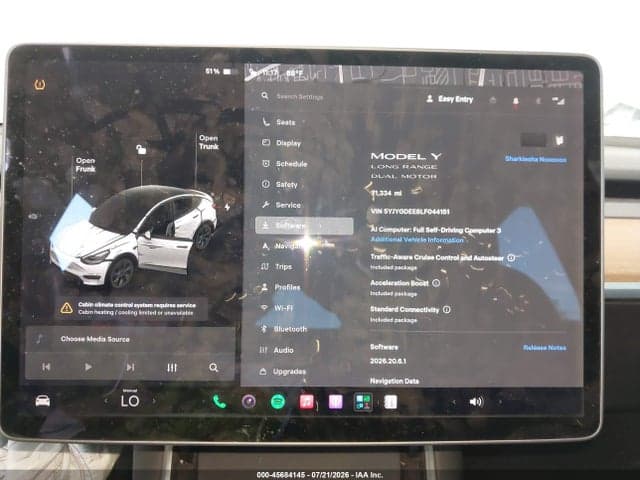 2020 TESLA MODEL Y LONG RANGE DUAL MOTOR ALL-WHEEL DRIVE 7