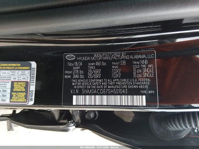 2025 HYUNDAI TUCSON SE 9