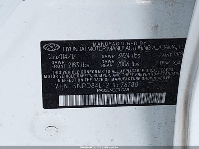 2017 HYUNDAI ELANTRA VALUE EDITION 9