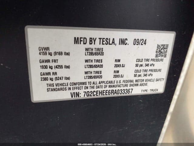 2024 TESLA CYBERTRUCK CYBERBEAST 9