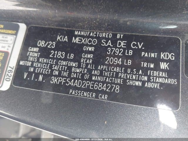 2023 KIA FORTE GT-LINE 9