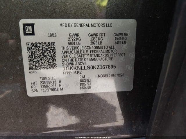 2019 GMC ACADIA SLE-2 9